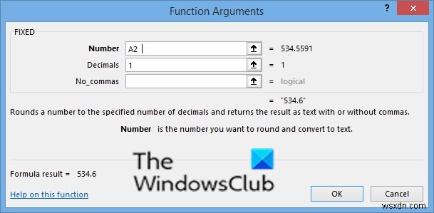Cách dùng hàm FIXED trong Excel