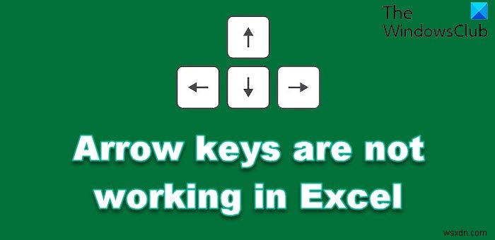 Khắc phục phím mũi tên không hoạt động trong Microsoft Excel