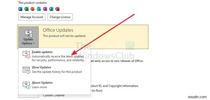 Khắc phục sự cố Updating Office, Please wait a moment bị treo