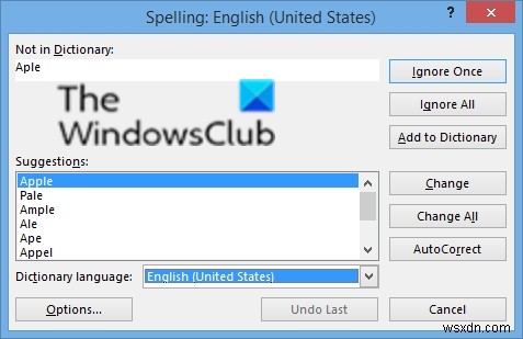 Cách Kiểm tra chính tả (Spell Check) vùng, phần, ô hoặc cột cụ thể trong Excel
