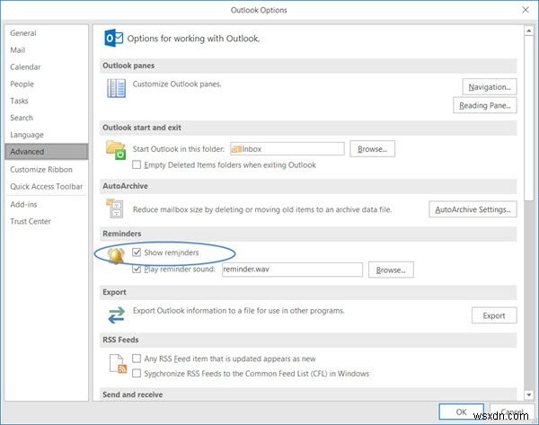 Cách dừng thông báo email Lịch (Calendar) trong Outlook