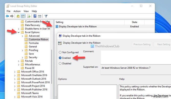 Cách thêm tab Developer (Phát triển) trong Word và Excel Office