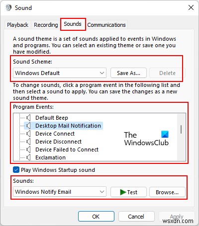 Khắc phục lỗi âm thanh thông báo email không hoạt động trong Outlook