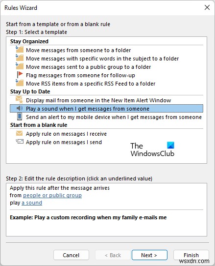 Khắc phục lỗi âm thanh thông báo email không hoạt động trong Outlook