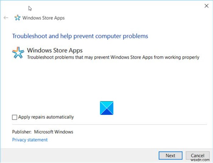 Khắc phục lỗi The operating system is not presently configured to run this application