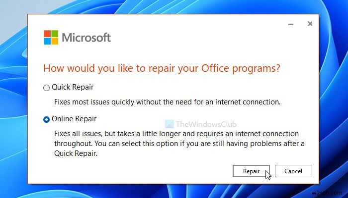 Khắc phục lỗi The operating system is not presently configured to run this application