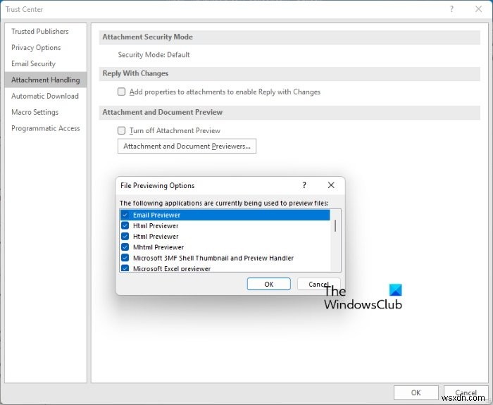 Khắc phục lỗi File này không thể xem trước do lỗi trong Outlook