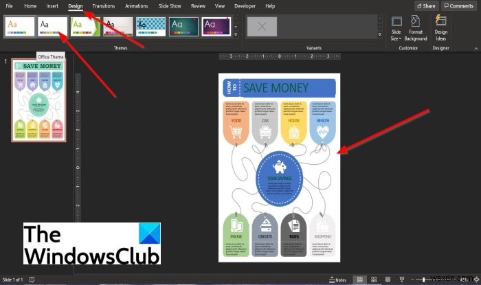 Cách chèn Infographics (Đồ họa thông tin) vào PowerPoint