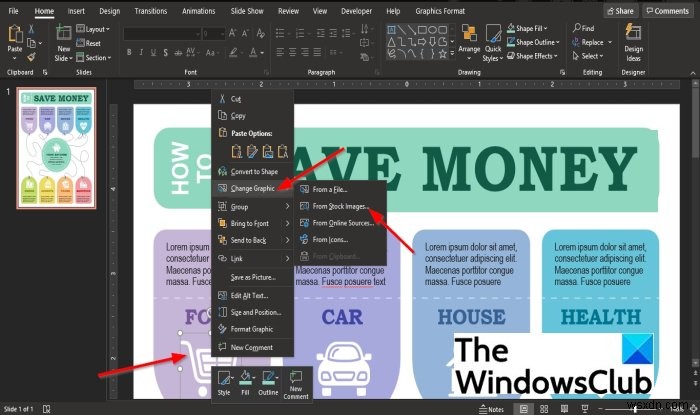 Cách chèn Infographics (Đồ họa thông tin) vào PowerPoint