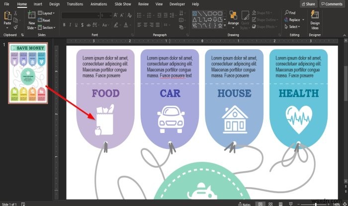Cách chèn Infographics (Đồ họa thông tin) vào PowerPoint