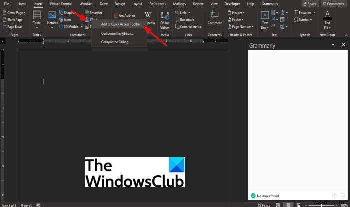 Cách tùy chỉnh Thanh công cụ Truy cập nhanh (Quick Access Toolbar) trong chương trình Office