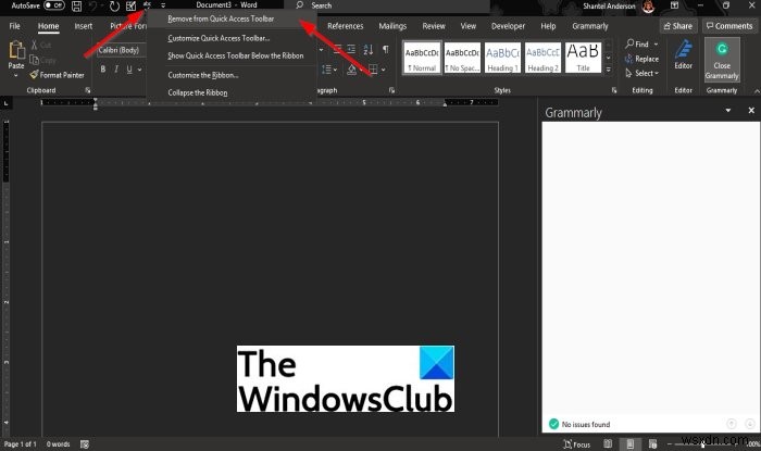 Cách tùy chỉnh Thanh công cụ Truy cập nhanh (Quick Access Toolbar) trong chương trình Office