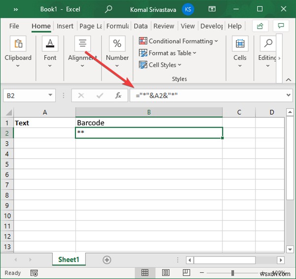 Cách tạo Mã vạch (Barcode) trong Microsoft Excel