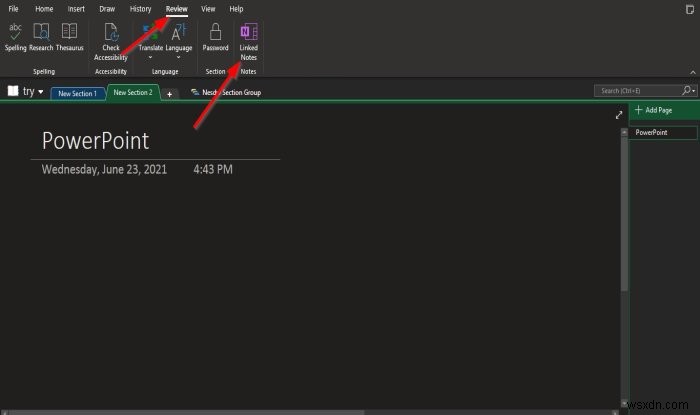Cách nhập file PowerPoint vào OneNote