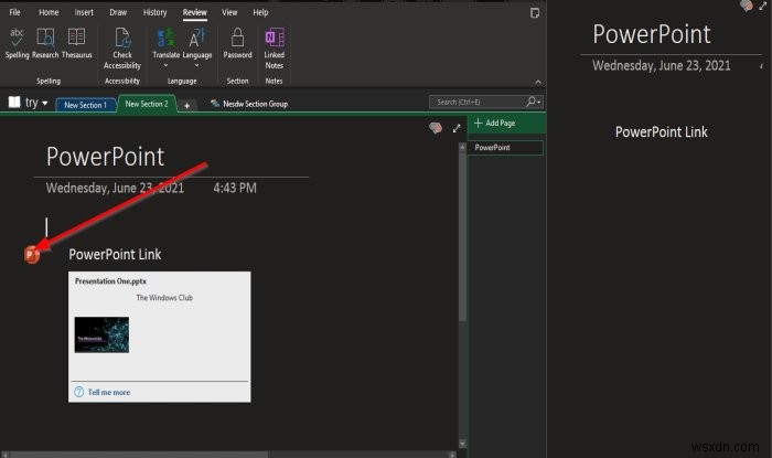 Cách nhập file PowerPoint vào OneNote