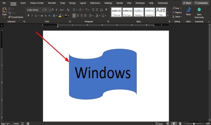 Cách chèn văn bản vào hình dạng trong Microsoft Word