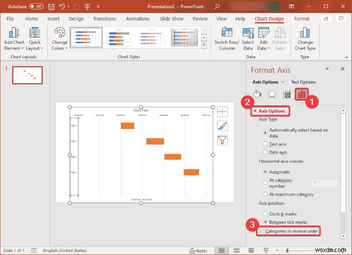 Cách tạo biểu đồ Gantt trong Microsoft PowerPoint