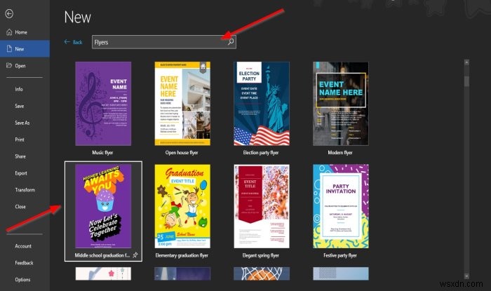 Cách tạo tờ rơi (Flyer) dùng mẫu trong Microsoft Word
