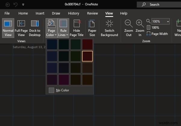 Cách tạo đường lưới (Grid Line) và đường kẻ (Rule Line) trong OneNote