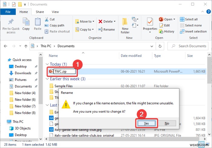 Cách trích xuất file media từ bài thuyết trình PowerPoint