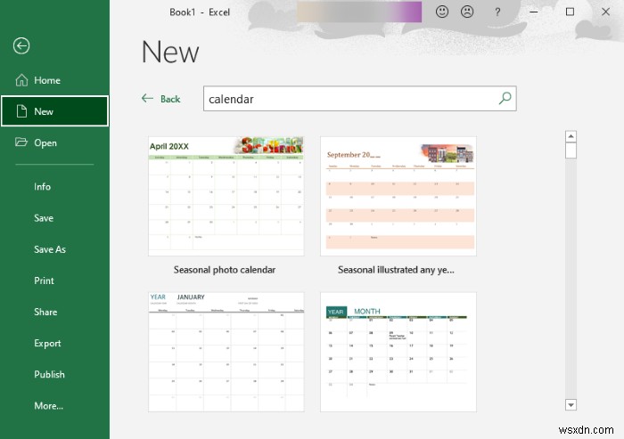 Cách tạo Lịch (Calendar) trong Microsoft Excel