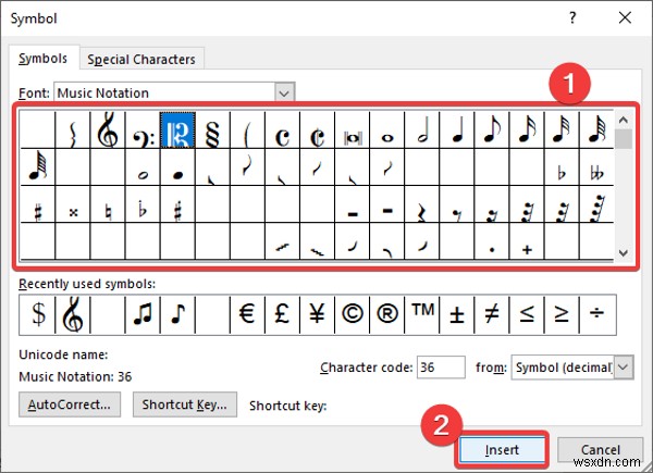 Cách chèn nốt nhạc và ký hiệu âm nhạc vào Microsoft Word