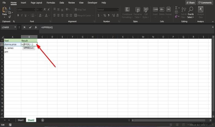 Cách dùng hàm Lower và Upper trong Excel để thay đổi chữ hoa/thường văn bản