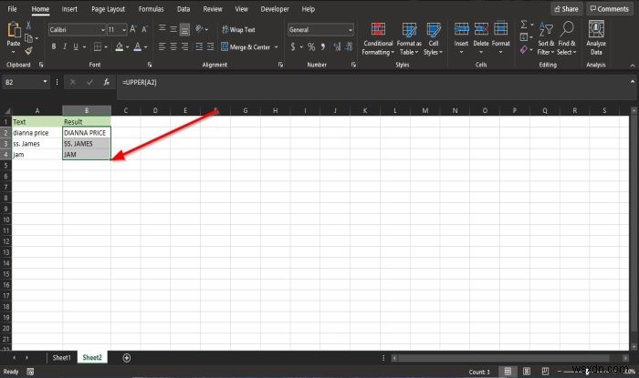 Cách dùng hàm Lower và Upper trong Excel để thay đổi chữ hoa/thường văn bản
