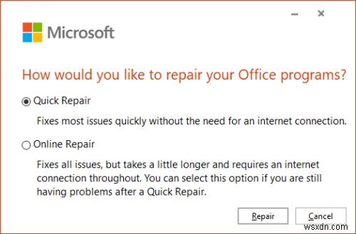 Khắc phục lỗi AutoSave không hoạt động trong Office Excel, Word hoặc PowerPoint