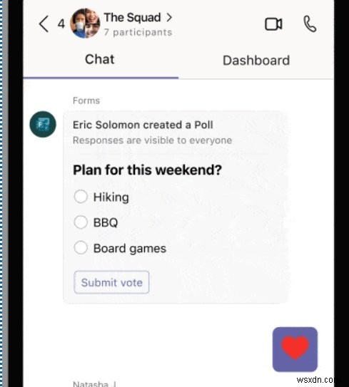 Cách sử dụng tính năng Cá nhân trong Microsoft Teams