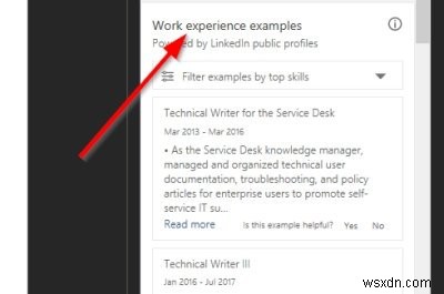 Cách dùng Trợ lý sơ yếu lý lịch LinkedIn trong Microsoft Word