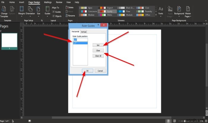 Hướng dẫn Layout Guides (Hướng dẫn bố cục) trong Publisher và cách sử dụng