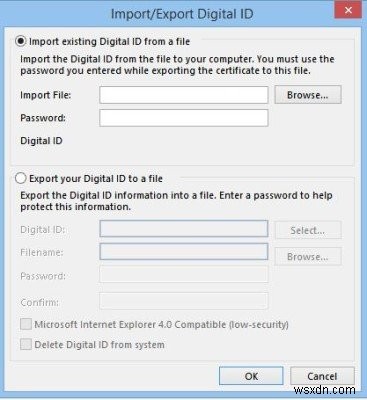 Cách thêm Chữ ký số (Digital Signature) vào Outlook