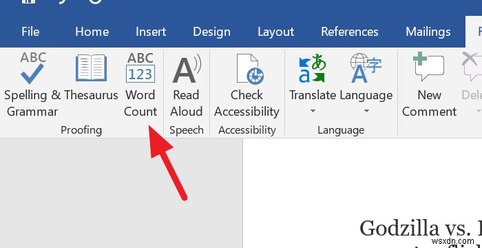 Cách xem số từ (Word Count) trong Word và PowerPoint