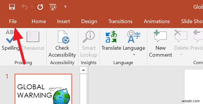 Cách xem số từ (Word Count) trong Word và PowerPoint