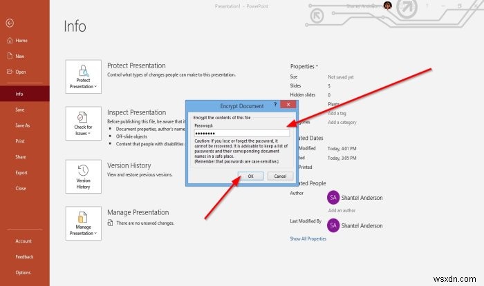 Cách đặt, thay đổi hoặc xóa mật khẩu cho bài trình bày PowerPoint
