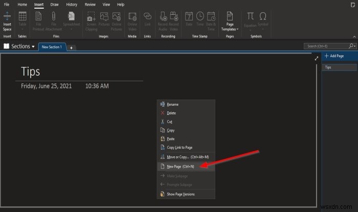 Các hướng dẫn OneNote cơ bản cho người mới bắt đầu