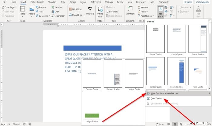 Cách Thêm, Sao chép, Xóa, Áp dụng và Thao tác Hộp văn bản (Text Boxes) trong Microsoft Word