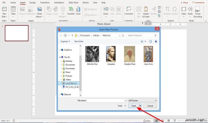 Cách tạo Album ảnh trong PowerPoint