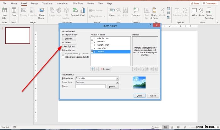 Cách tạo Album ảnh trong PowerPoint