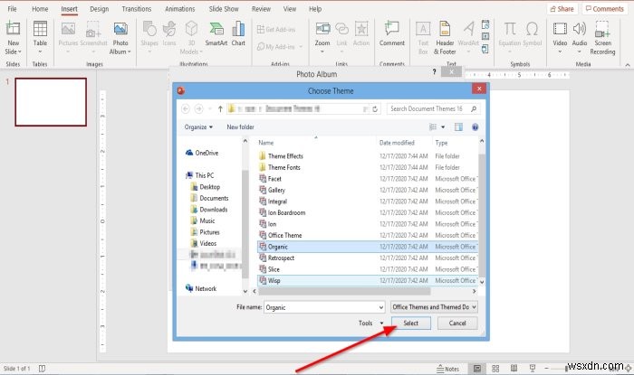 Cách tạo Album ảnh trong PowerPoint