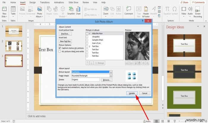 Cách tạo Album ảnh trong PowerPoint