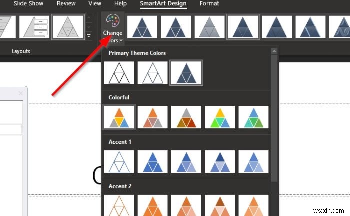 Cách tạo và chèn hình Kim tự tháp vào PowerPoint