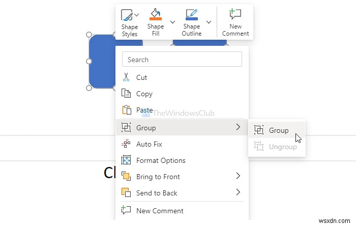 Cách nhóm hoặc tách nhóm đối tượng trong PowerPoint Online và Google Slides