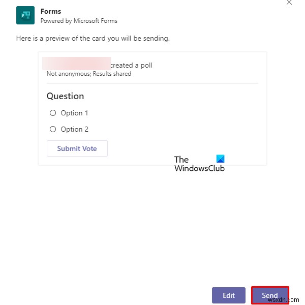 Cách tạo cuộc thăm dò (Poll) trong Microsoft Teams
