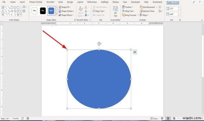 Cách chèn hình ảnh vào hình dạng (Shape) trong Microsoft Word