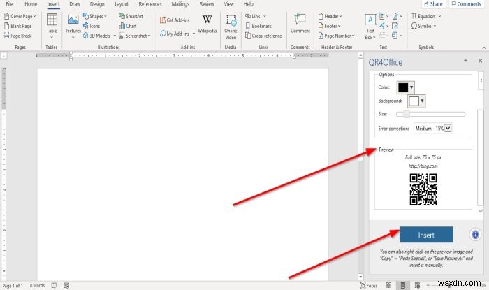 Cách tạo mã QR Code trong Microsoft Word
