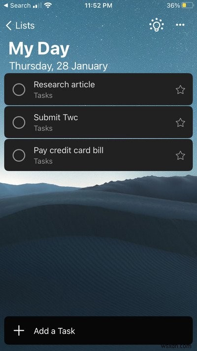 Microsoft To-Do trên iPhone: Mẹo và thủ thuật tăng năng suất