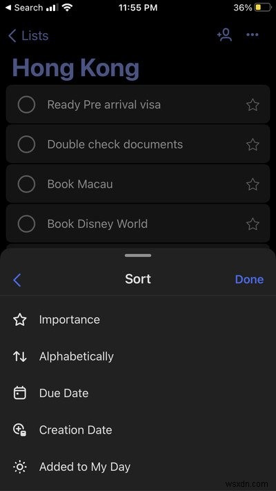 Microsoft To-Do trên iPhone: Mẹo và thủ thuật tăng năng suất