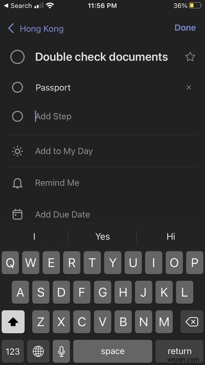 Microsoft To-Do trên iPhone: Mẹo và thủ thuật tăng năng suất